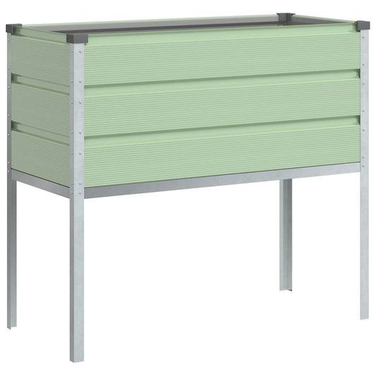 Plantekassed Pastellgrønn 100 x 45 x 90 cm Galvanisert Stål