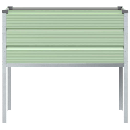 Plantekassed Pastellgrønn 100 x 45 x 90 cm Galvanisert Stål