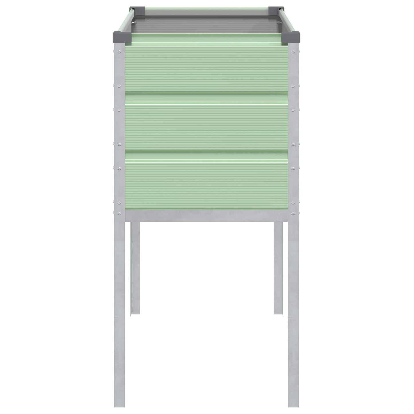 Plantekassed Pastellgrønn 100 x 45 x 90 cm Galvanisert Stål