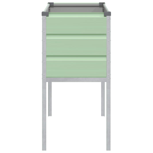 Plantekassed Pastellgrønn 100 x 45 x 90 cm Galvanisert Stål