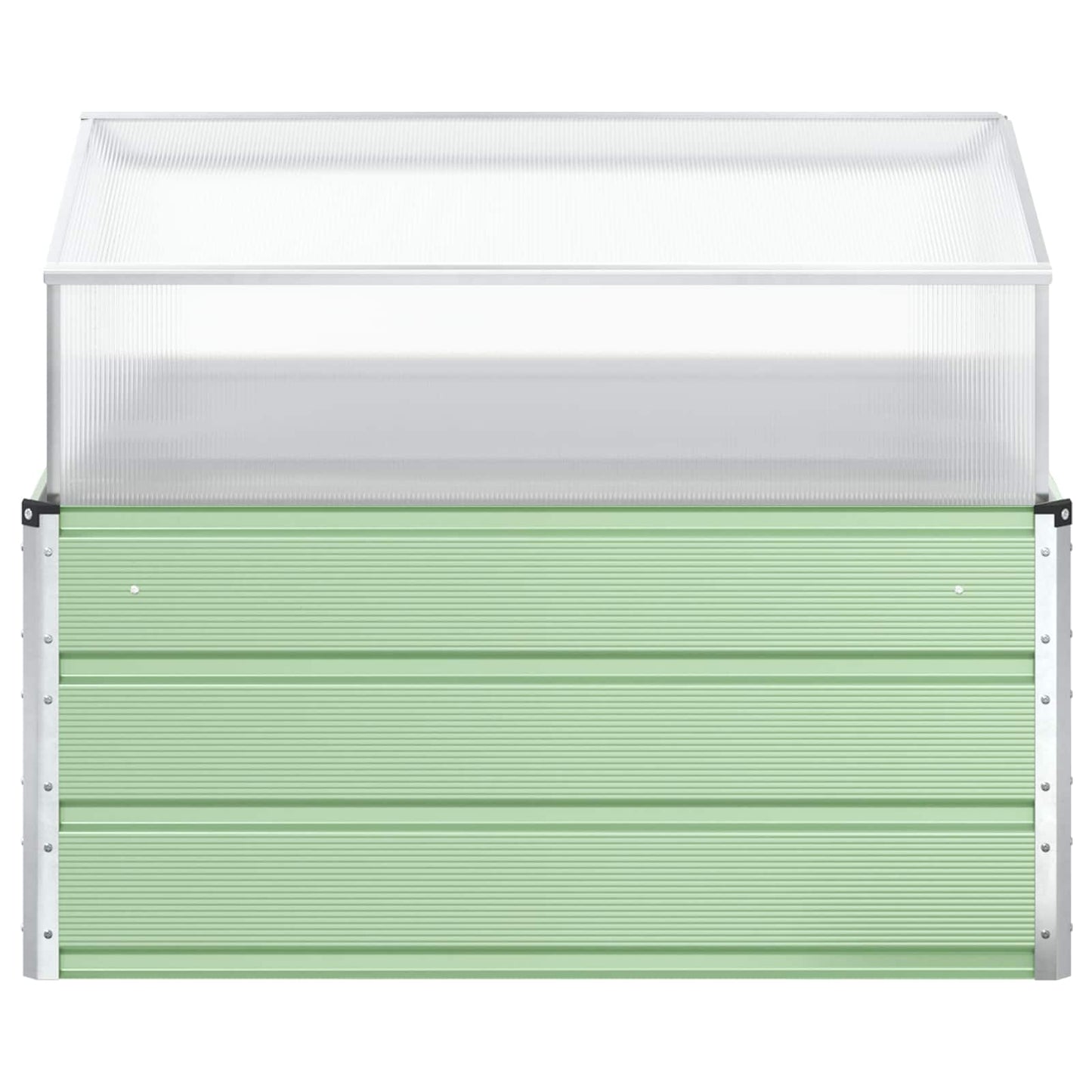 Plantekassed Pastellgrønn 100 x 100 x 77 cm Galvanisert stål