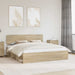 Sengestamme med hodegjerde Sonoma 200 x 200 cm Massiv furu