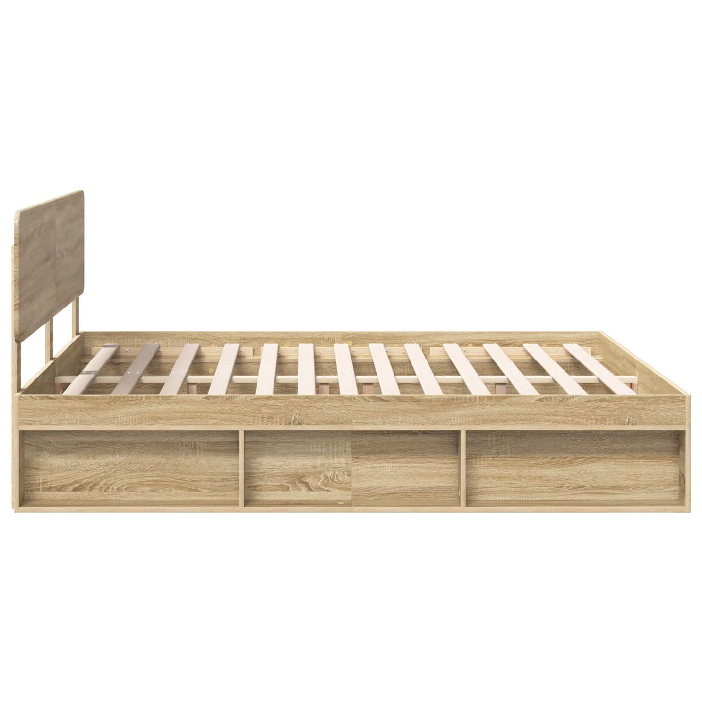 Sengestamme med hodegjerde Sonoma 200 x 200 cm Massiv furu