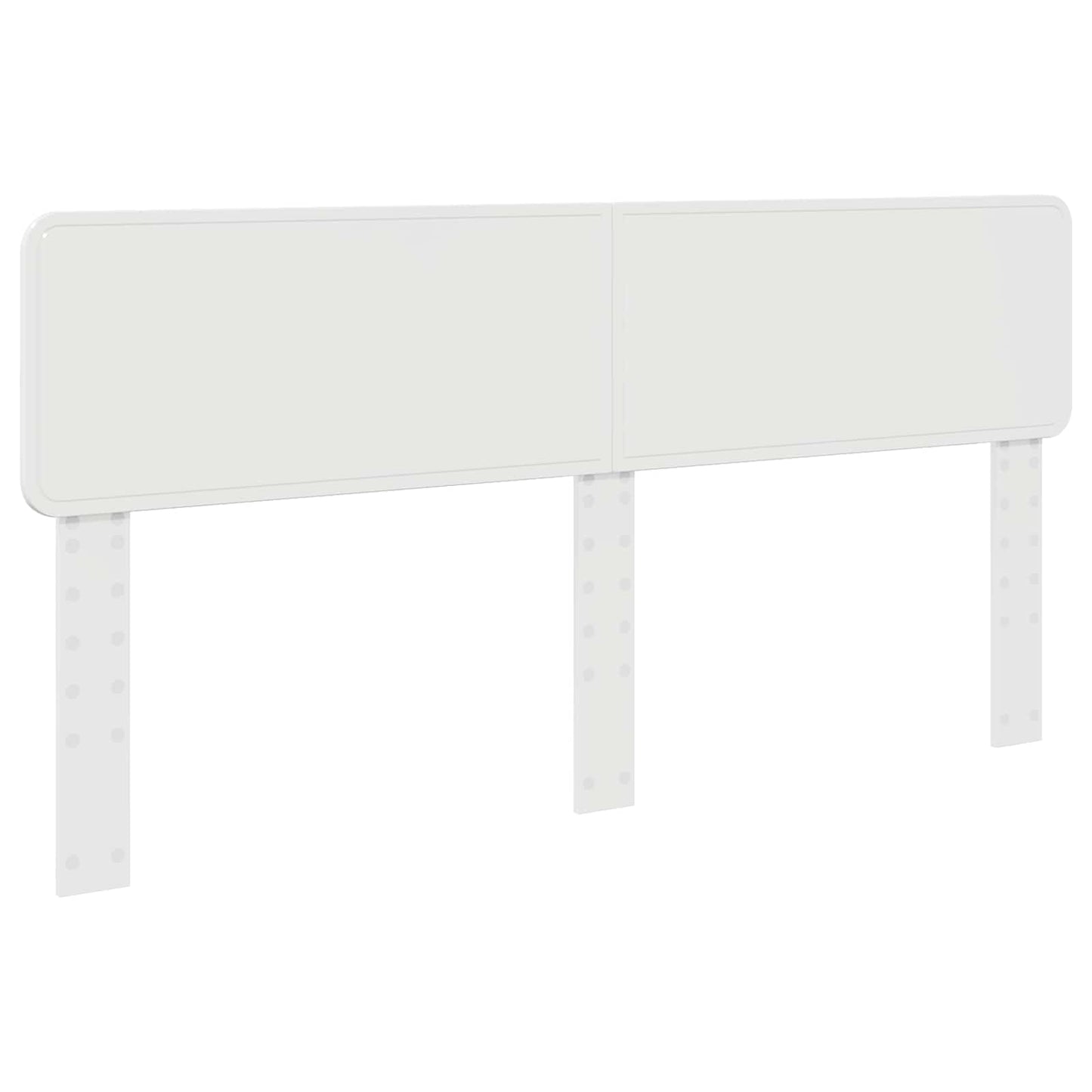 Sengestamme med hodegjerde Hvit 180 x 200 cm Massiv furu