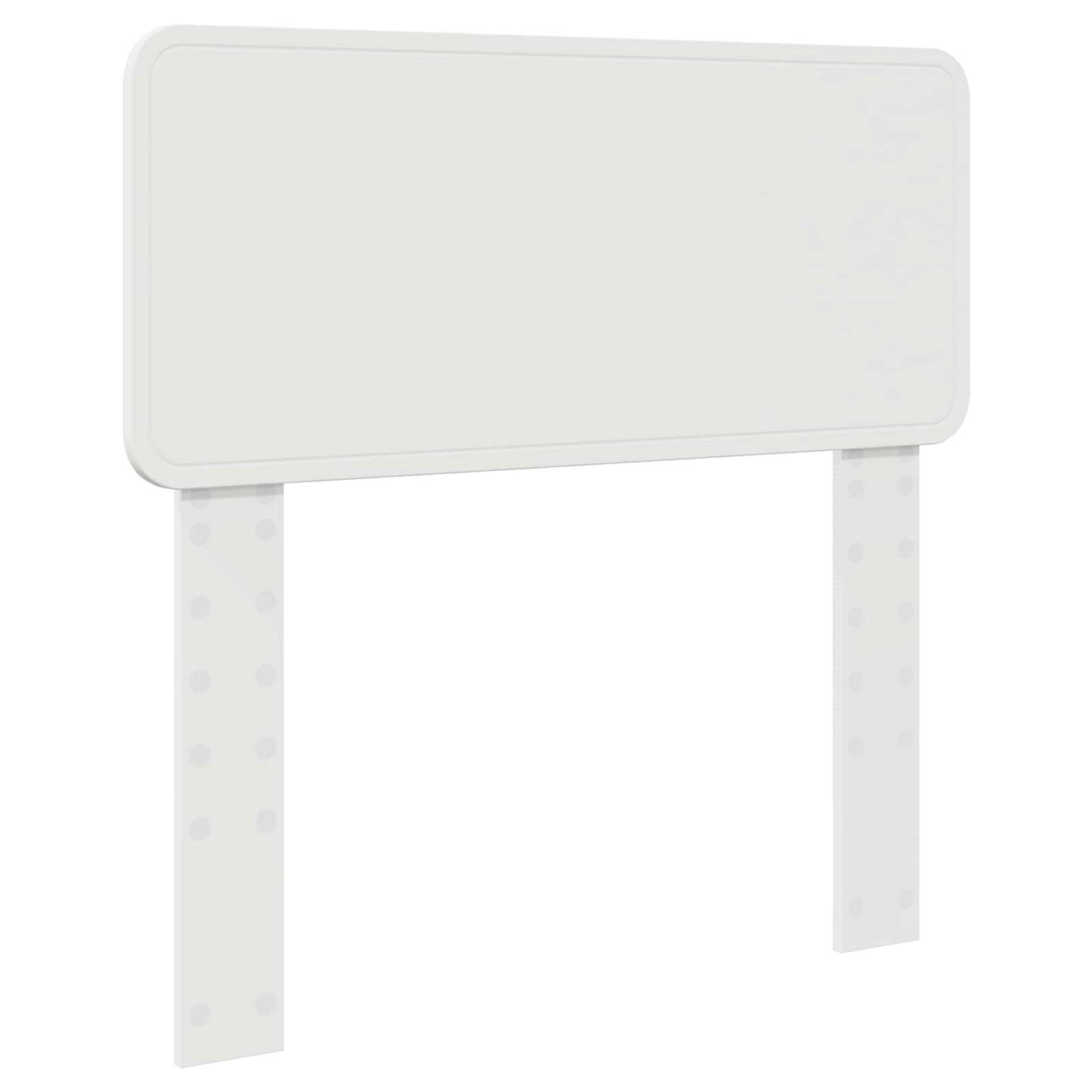 Sengestamme med hodegjerde Hvit 75 x 190 cm Massiv furu