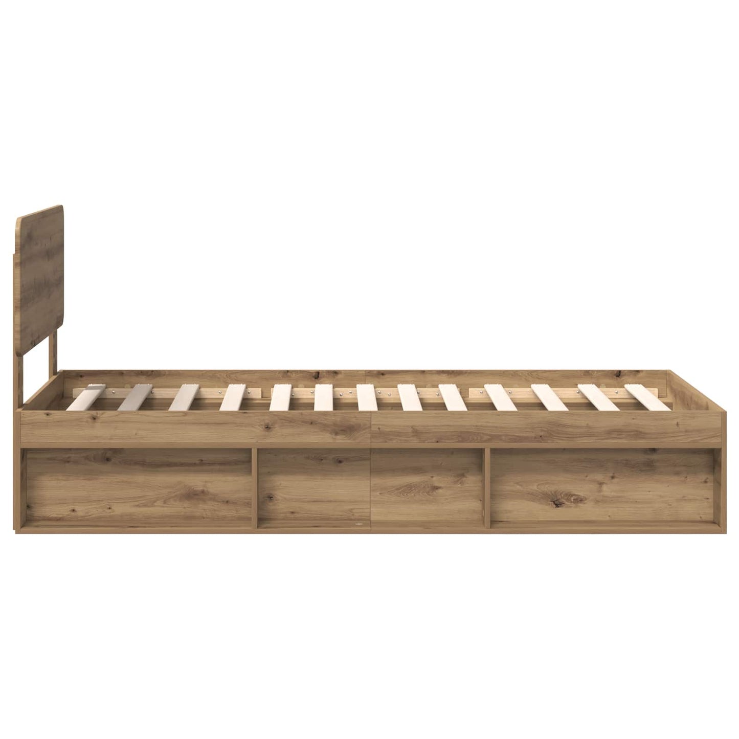 Sengestamme Kunstnerisk Eik 75 x 190 cm Massiv furu