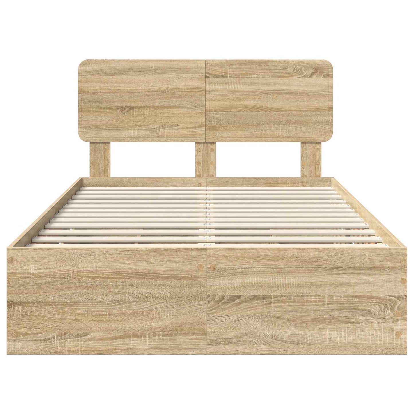 Sengestamme med skuff Sonoma eik 120 x 200 cm Konstruert tre