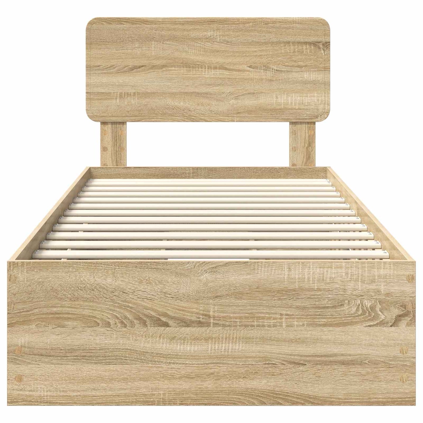 Sengestamme med skuff Sonoma eik 100 x 200 cm Konstruert tre