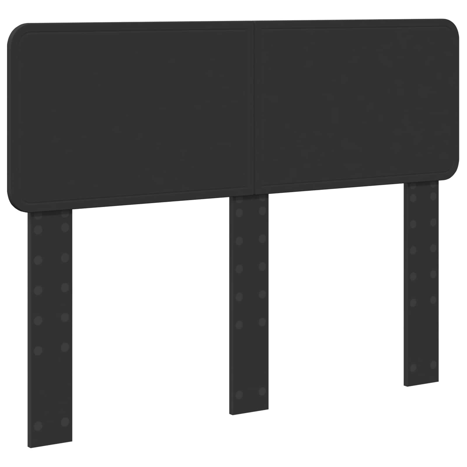 Seng med Oppbevaring Svart 135 x 190 cm Konstruert tre