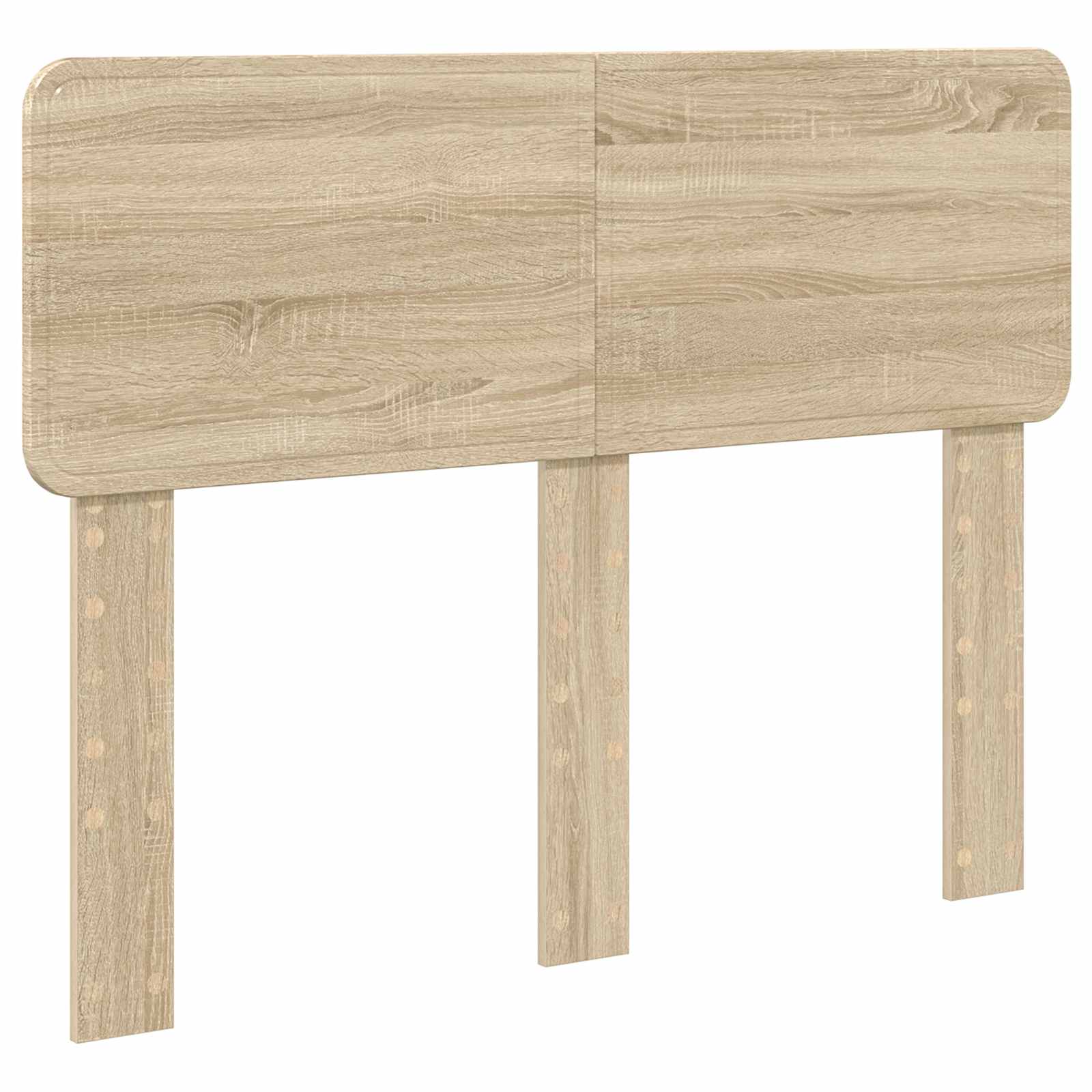 Seng med Oppbevaring Sonoma eik 135 x 190 cm Konstruert tre