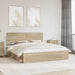 Sengestamme med hodegjerde Sonoma 200 x 200 cm Massiv furu