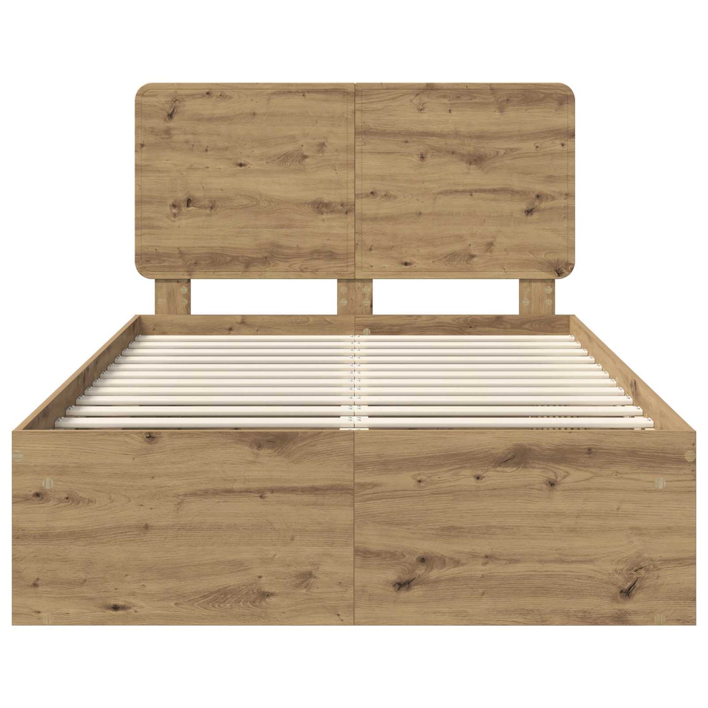 Sengestamme Kunstnerisk Eik 120 x 190 cm Massiv furu