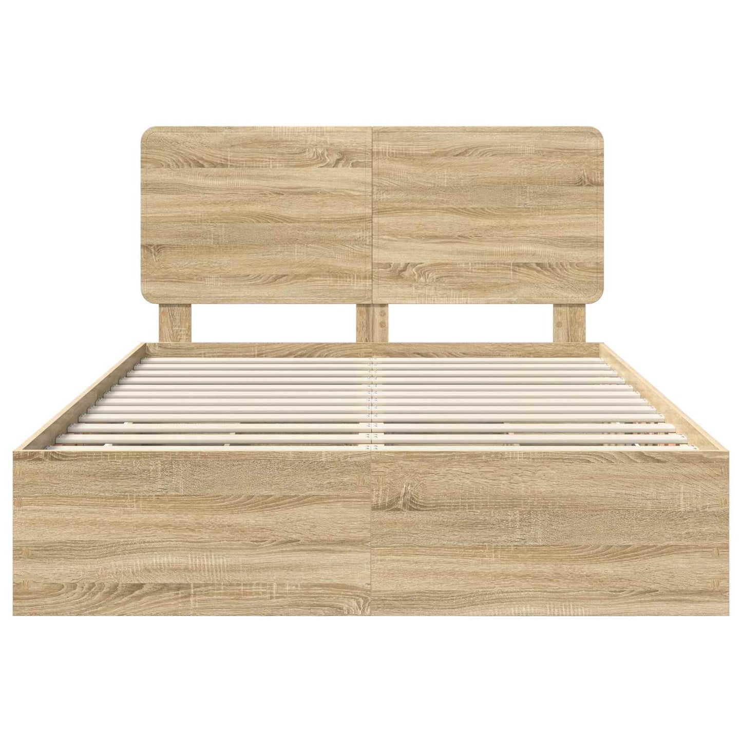Sengestamme med skuff Sonoma eik 160 x 200 cm Ingeniørtre
