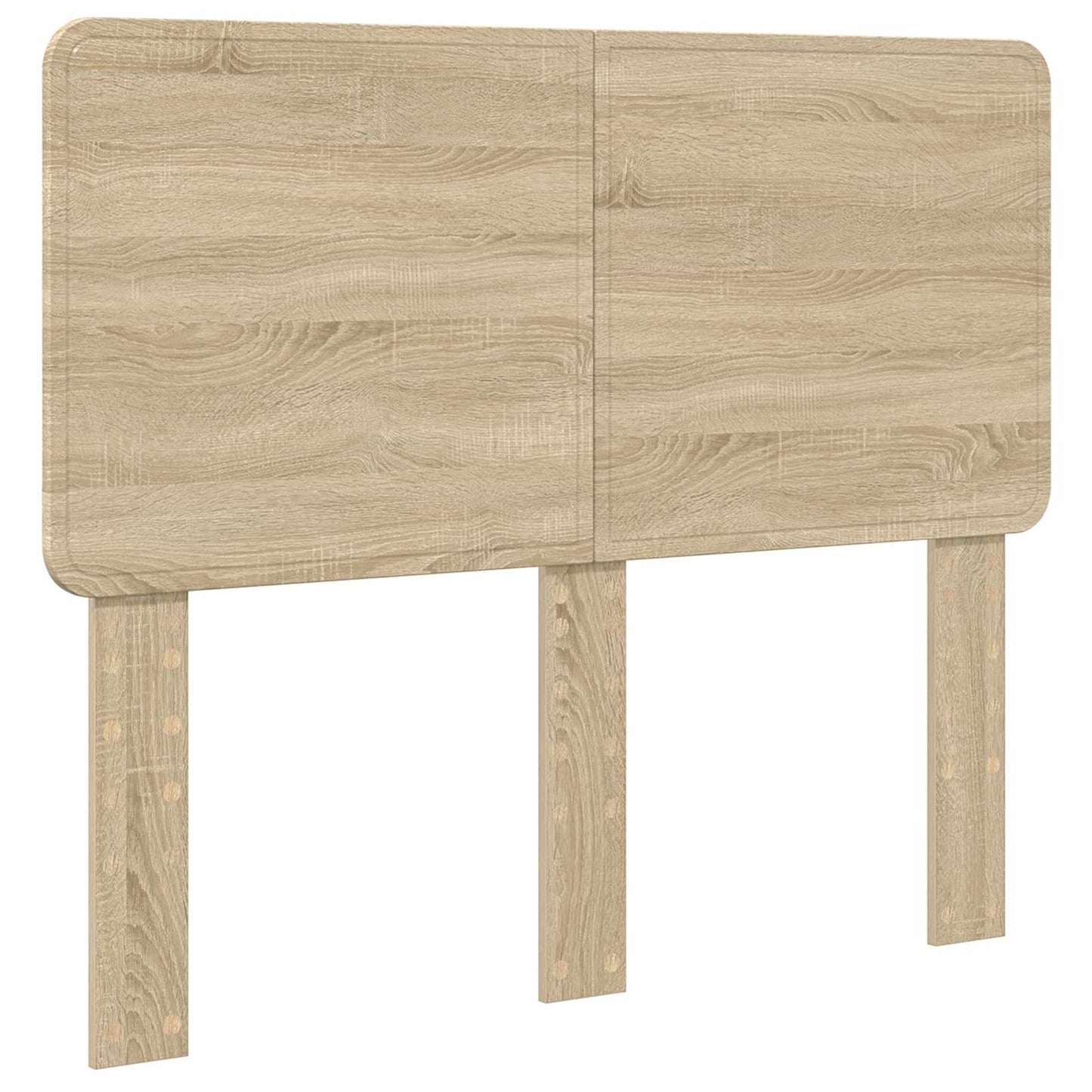 Seng med Oppbevaring Sonoma eik 135 x 190 cm Konstruert tre