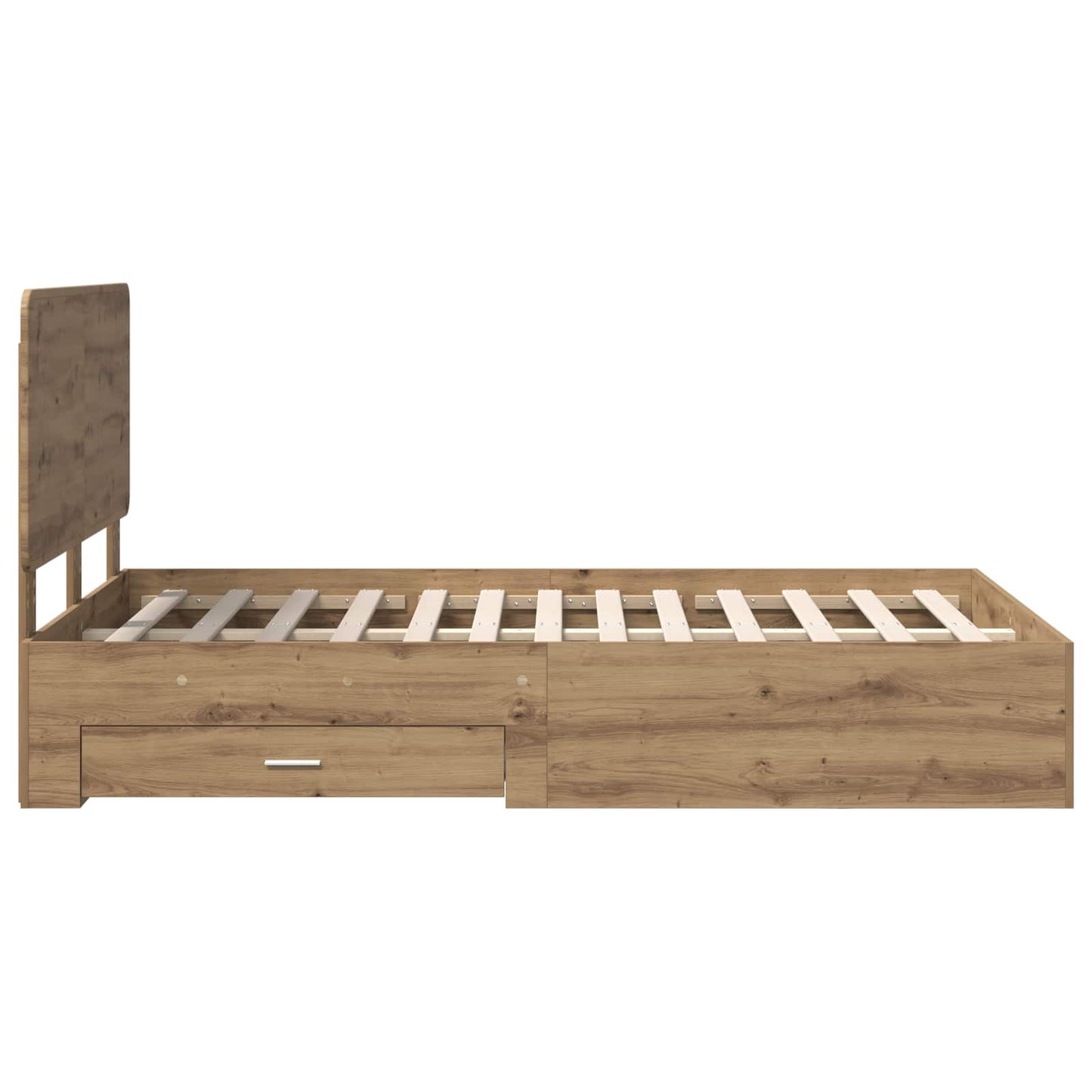 Sengestamme med skuff Artisan Eik 120 x 190 cm Konstruert tre