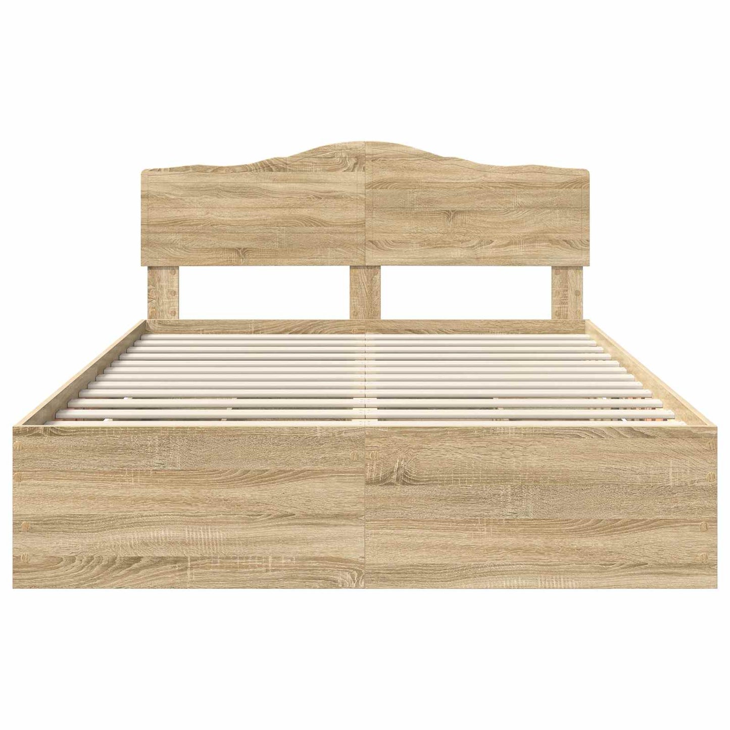 Sengestamme med skuff Sonoma eik 140 x 200 cm Ingeniørtre