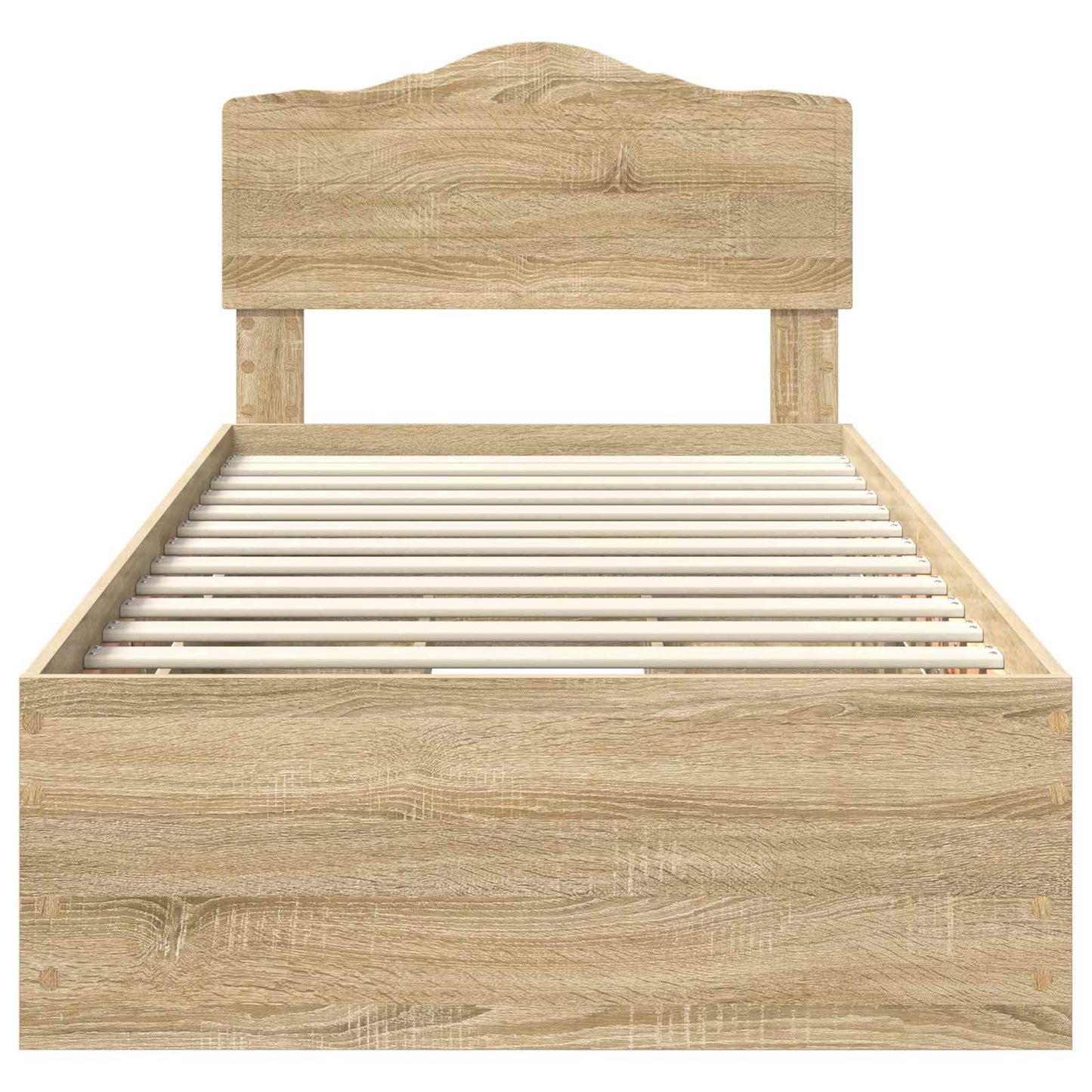 Sengestamme med skuff Sonoma eik 90 x 200 cm Ingeniørtre