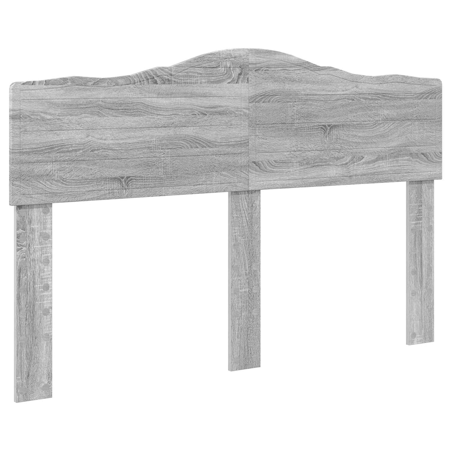 Seng med Oppbevaring Grå Sonoma 160 x 200 cm Konstruert tre