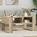 Kaffebord med lagring Sonoma eik 92 x 53 x 45 cm Konstruert tre