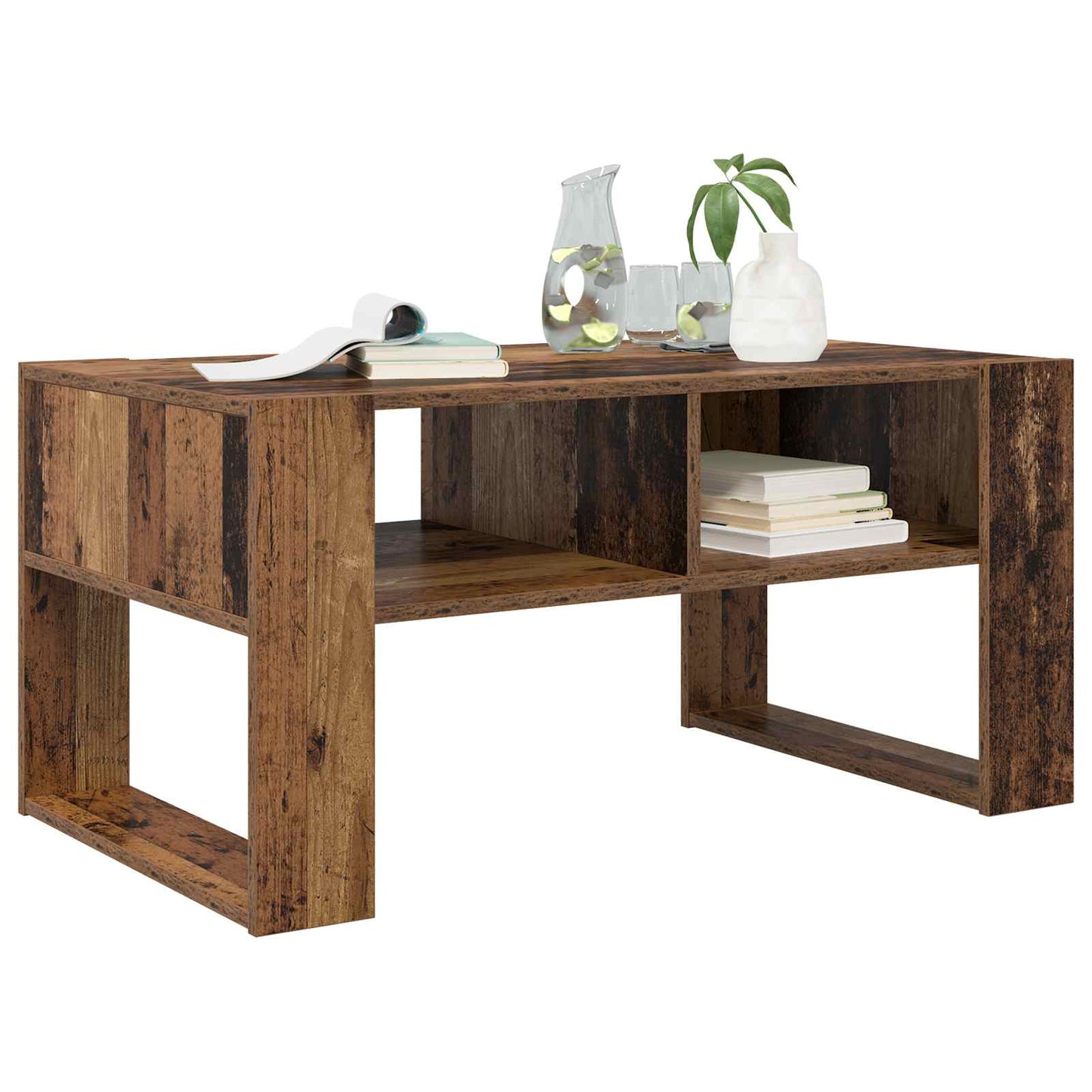 Kaffebord Gammelt tre 92 x 53 x 45 cm Konstruert tre