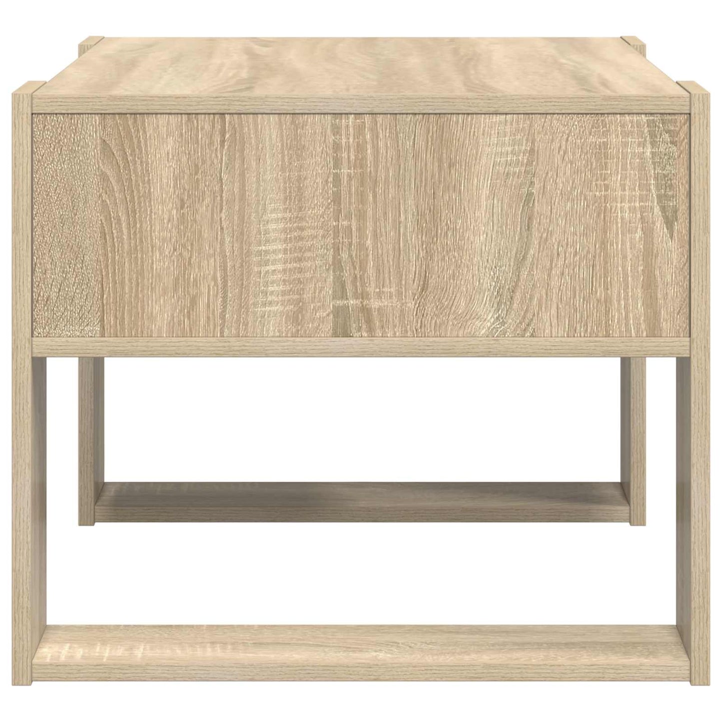 Kaffebord med lagring Sonoma eik 66 x 53 x 45 cm Konstruert tre