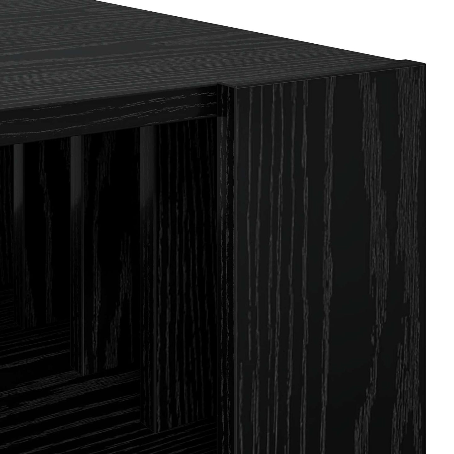 Kaffebord Svart Eik 92 x 49,5 x 45 cm Konstruert tre