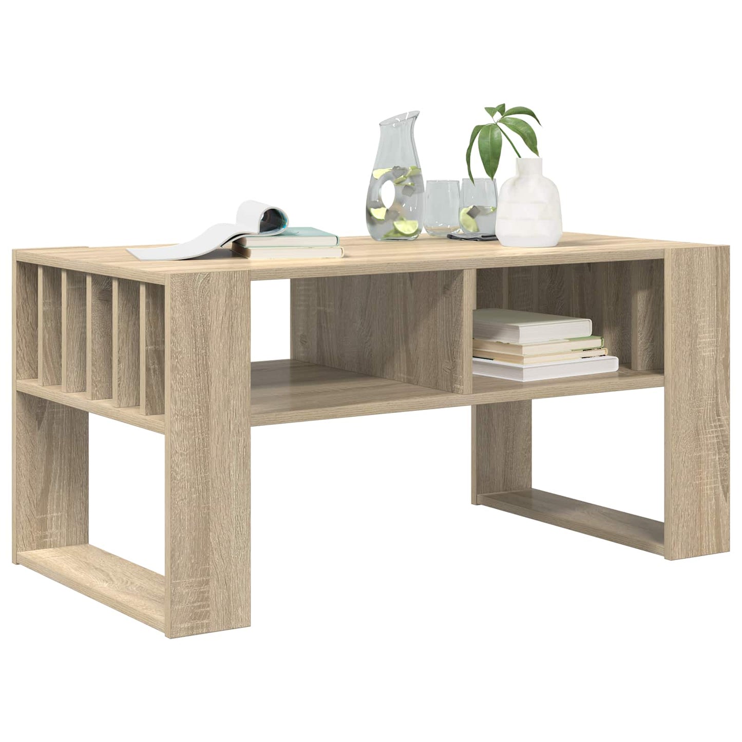 Kaffebord Sonoma eik 92 x 49,5 x 45 cm Konstruert tre