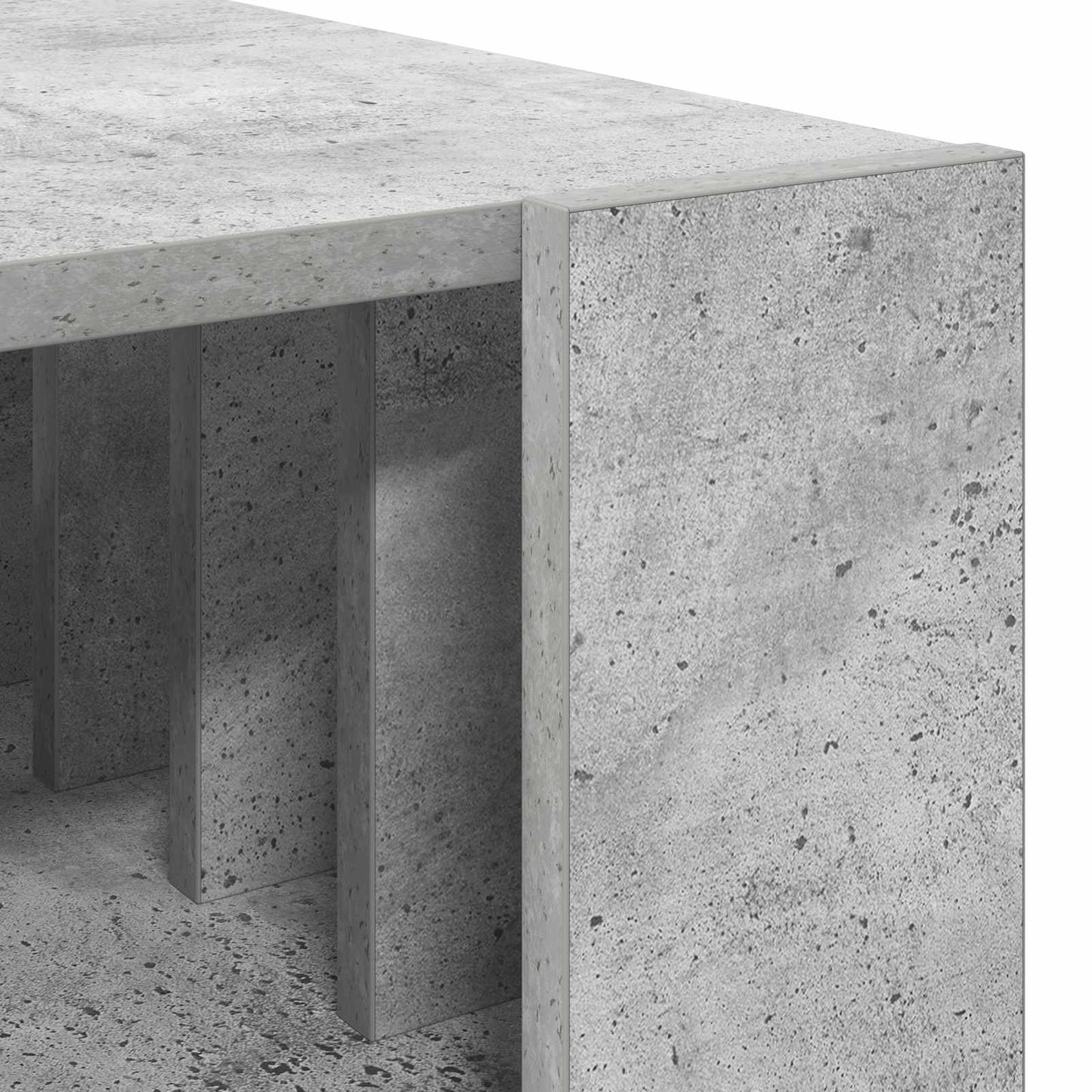 Kaffebord Betonggrå 92 x 49,5 x 45 cm Konstruert tre