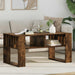 Kaffebord Røkt eik 92 x 49,5 x 45 cm Konstruert tre