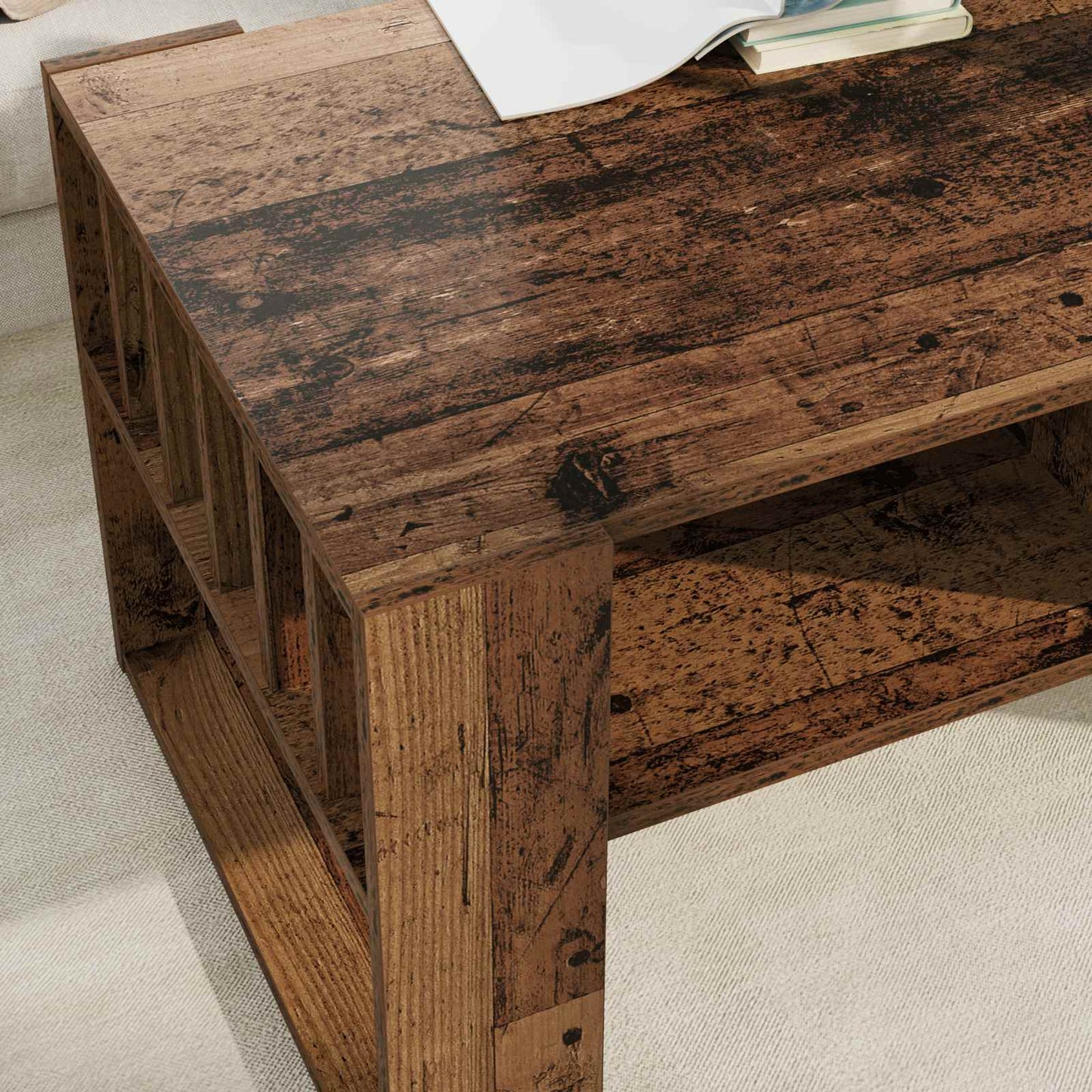 Kaffebord Gammelt tre 92 x 49,5 x 45 cm Konstruert tre