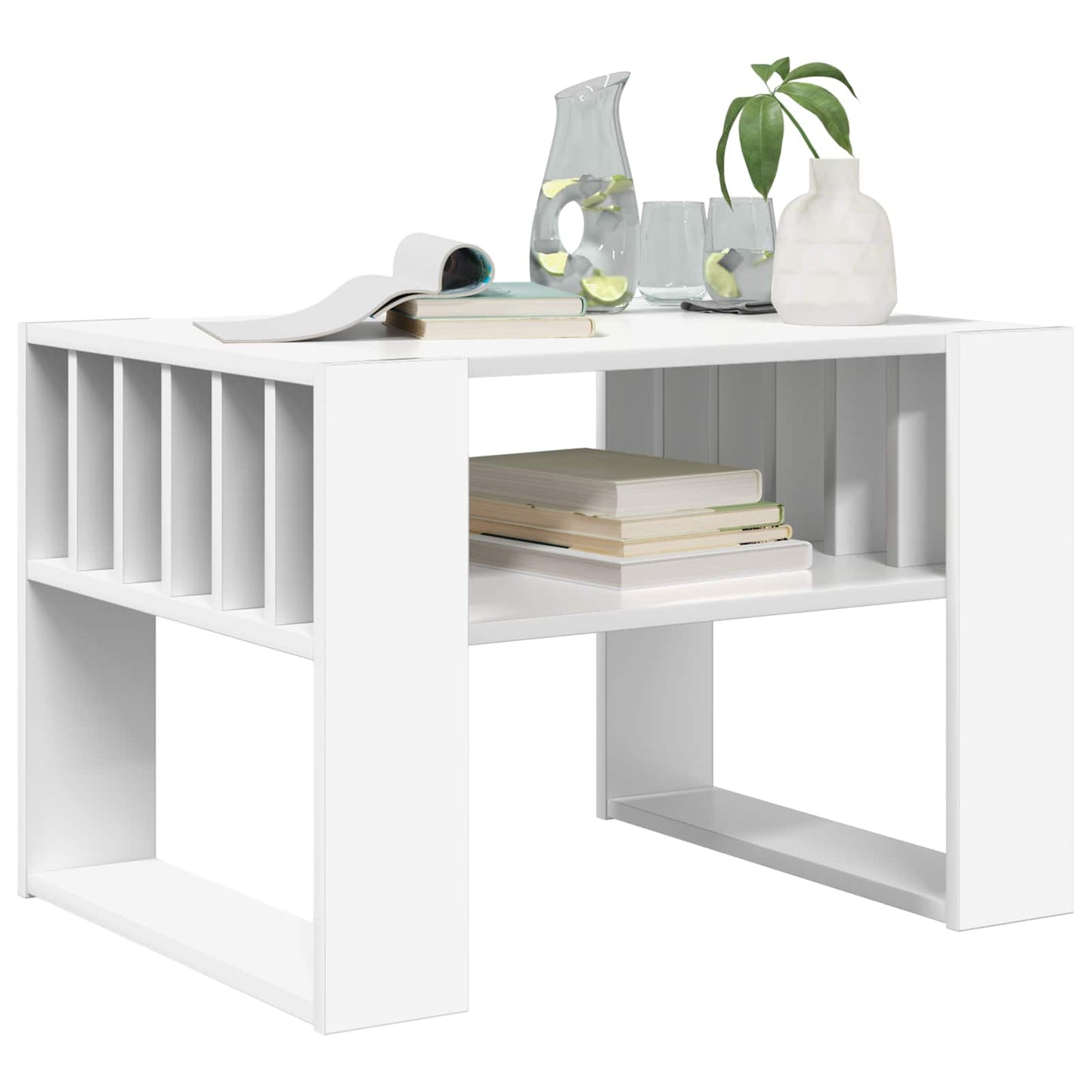 Kaffebord Hvit 66 x 49,5 x 45 cm Konstruert tre