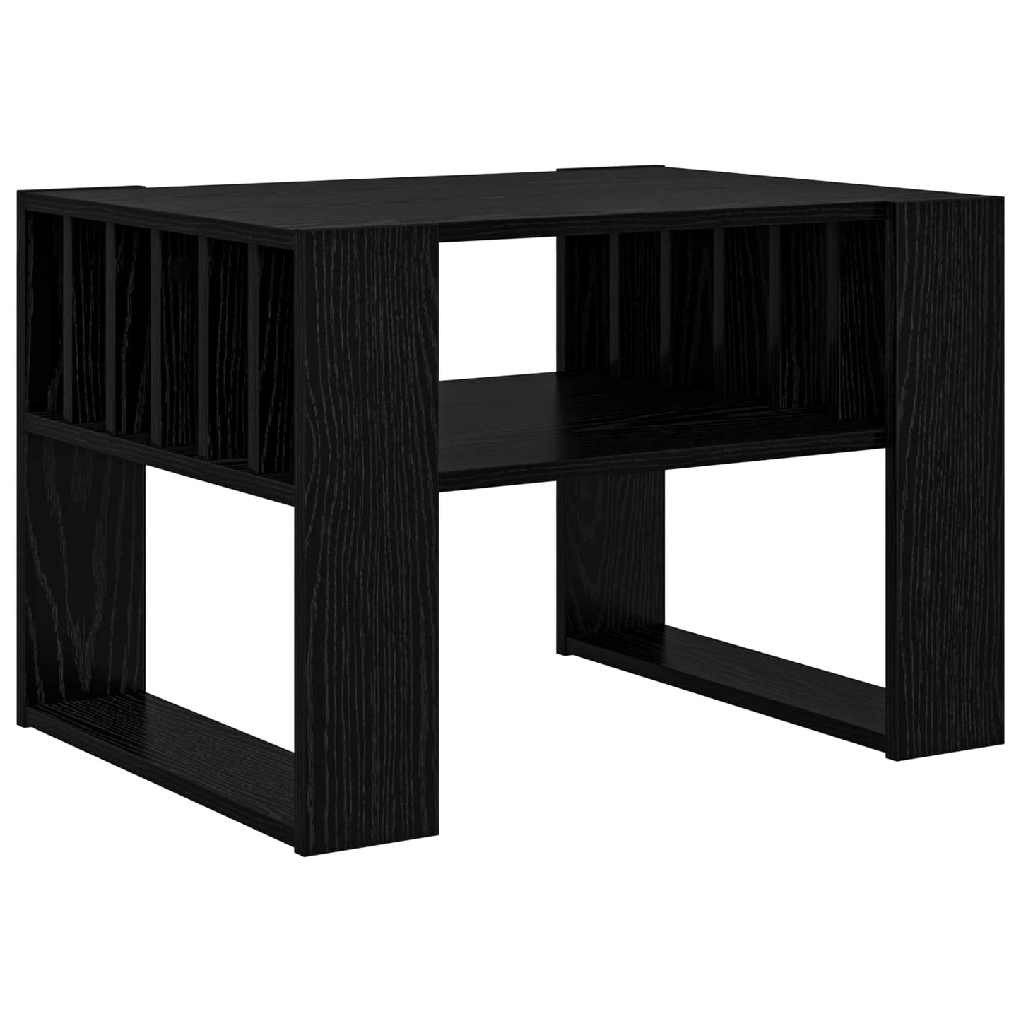 Kaffebord Svart Eik 66 x 49,5 x 45 cm Konstruert tre