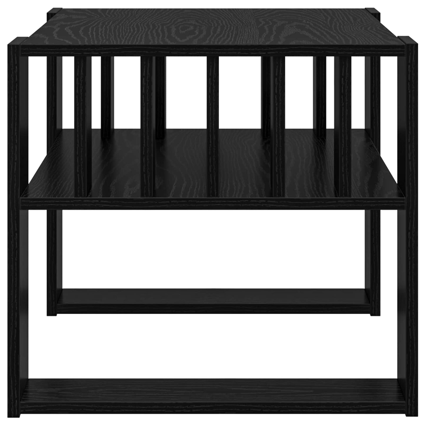 Kaffebord Svart Eik 66 x 49,5 x 45 cm Konstruert tre