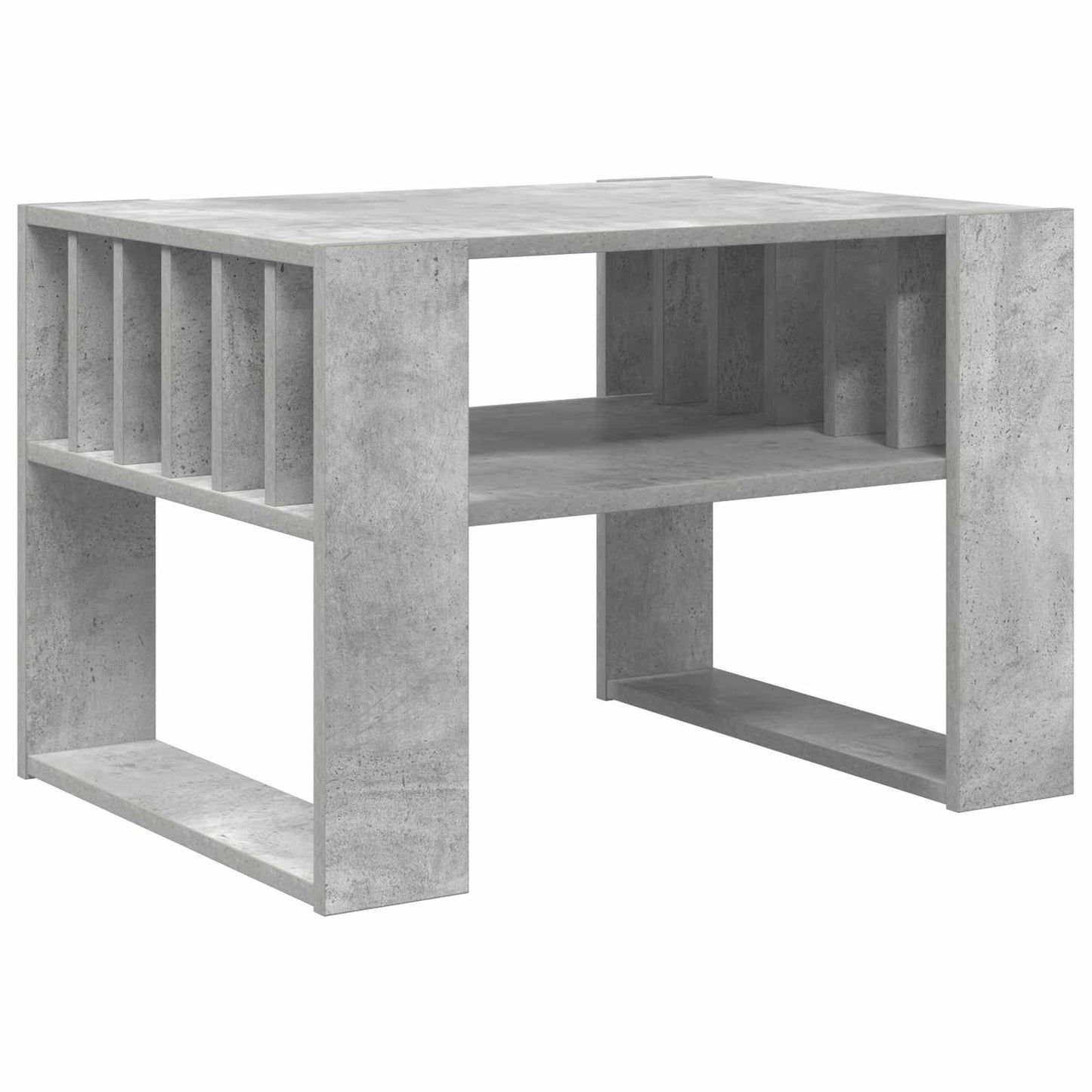Kaffebord Betonggrå 66 x 49,5 x 45 cm Konstruert tre