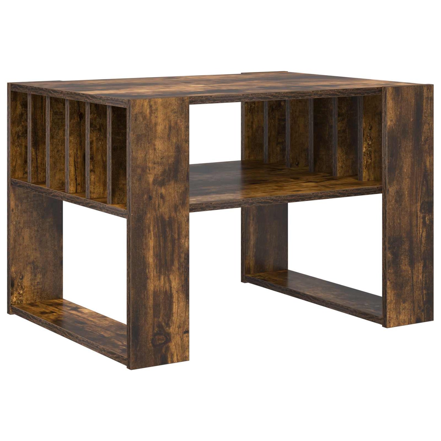 Kaffebord Røkt eik 66 x 49,5 x 45 cm Konstruert tre
