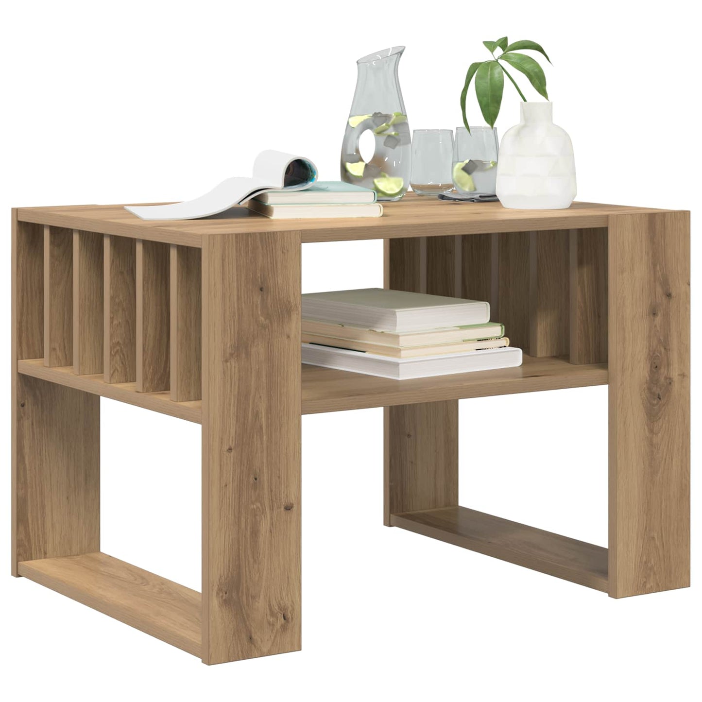 Kaffebord Artisan Eik 66 x 49,5 x 45 cm Konstruert tre