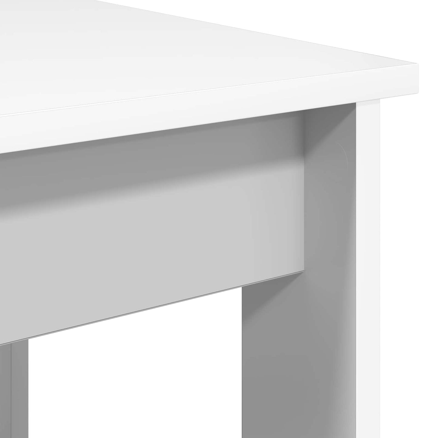 Kaffebord Sett 2 pcs Hvit Konstruert tre