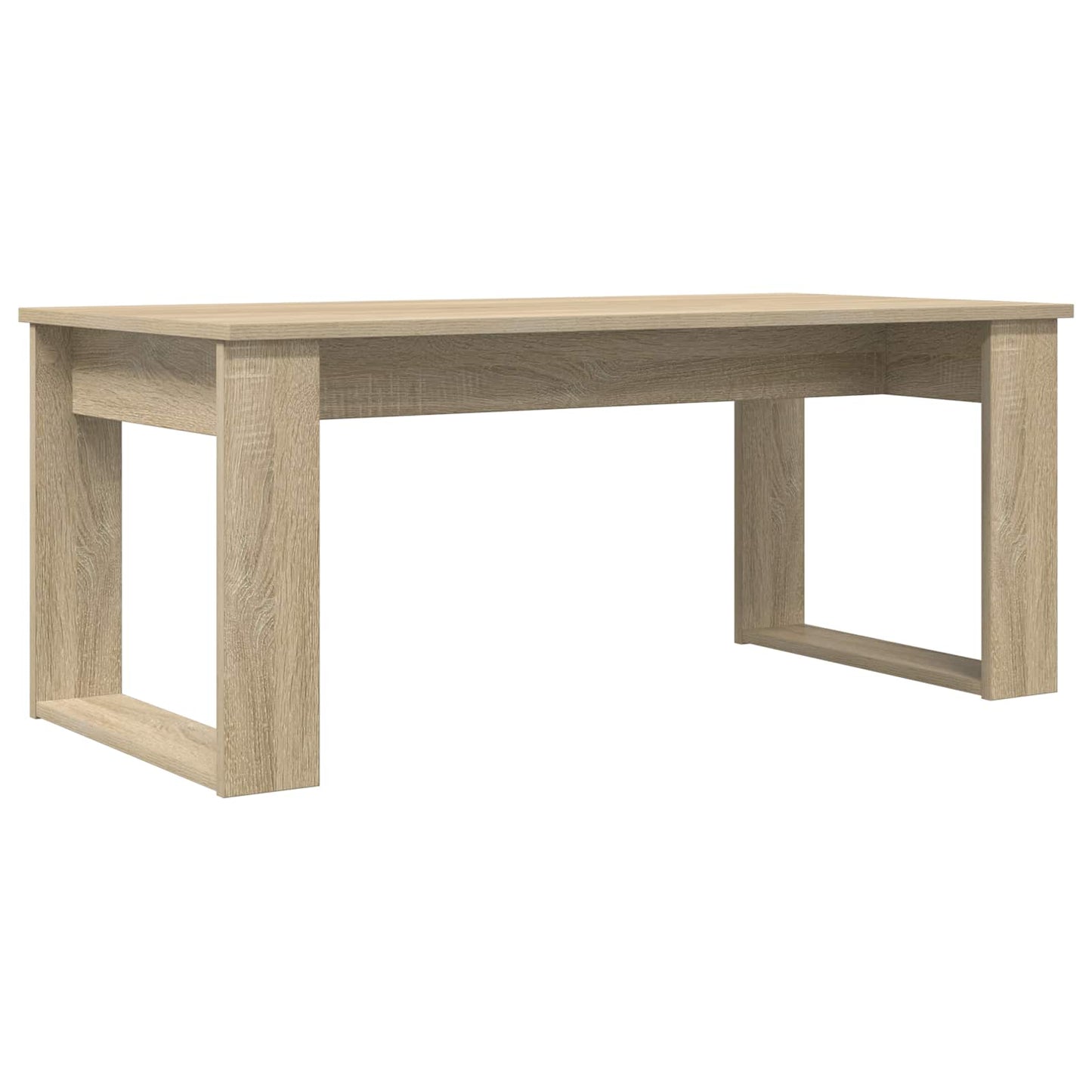 Kaffebord Sett 2 pcs Sonoma eik Konstruert tre