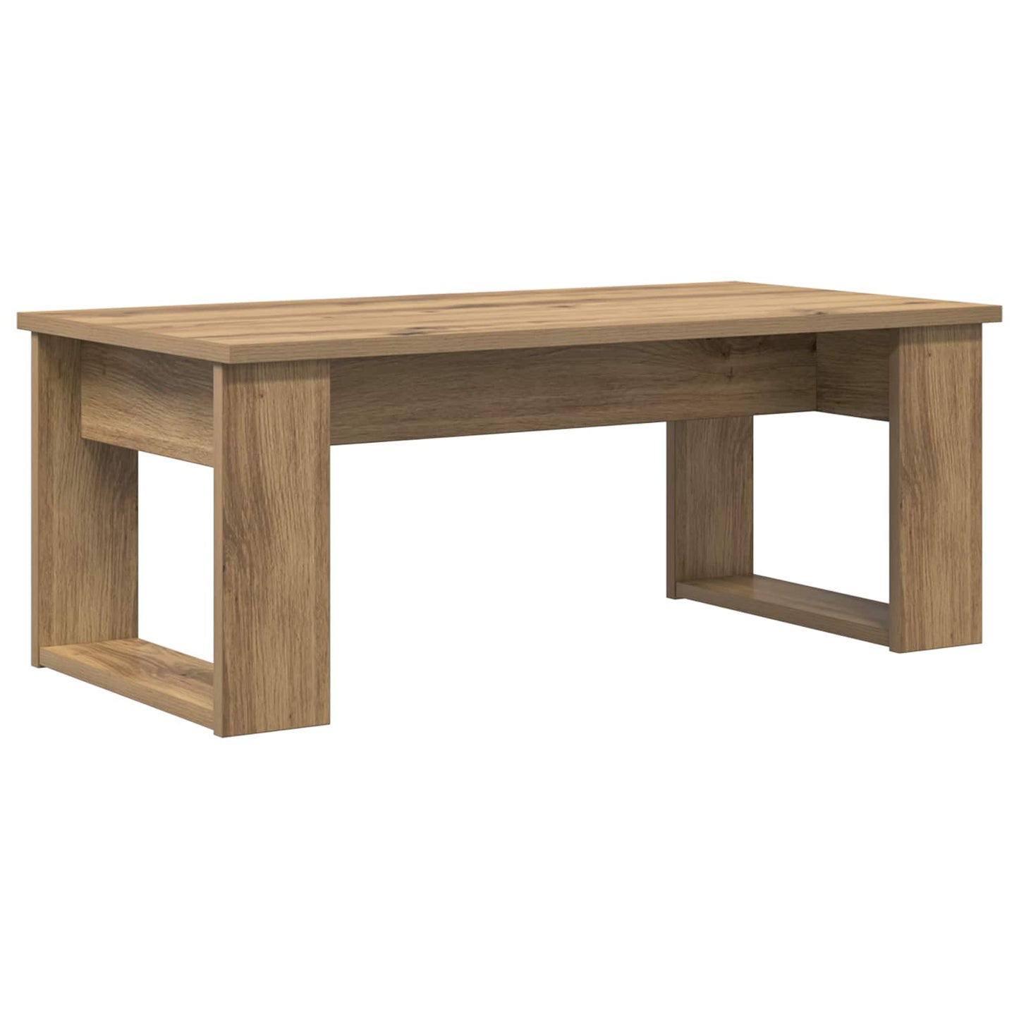 Kaffebord Sett 2 pcs Artisan Eik Konstruert tre
