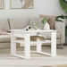 Kaffebord med lagring Hvit 64 x 54 x 44 cm Konstruert tre