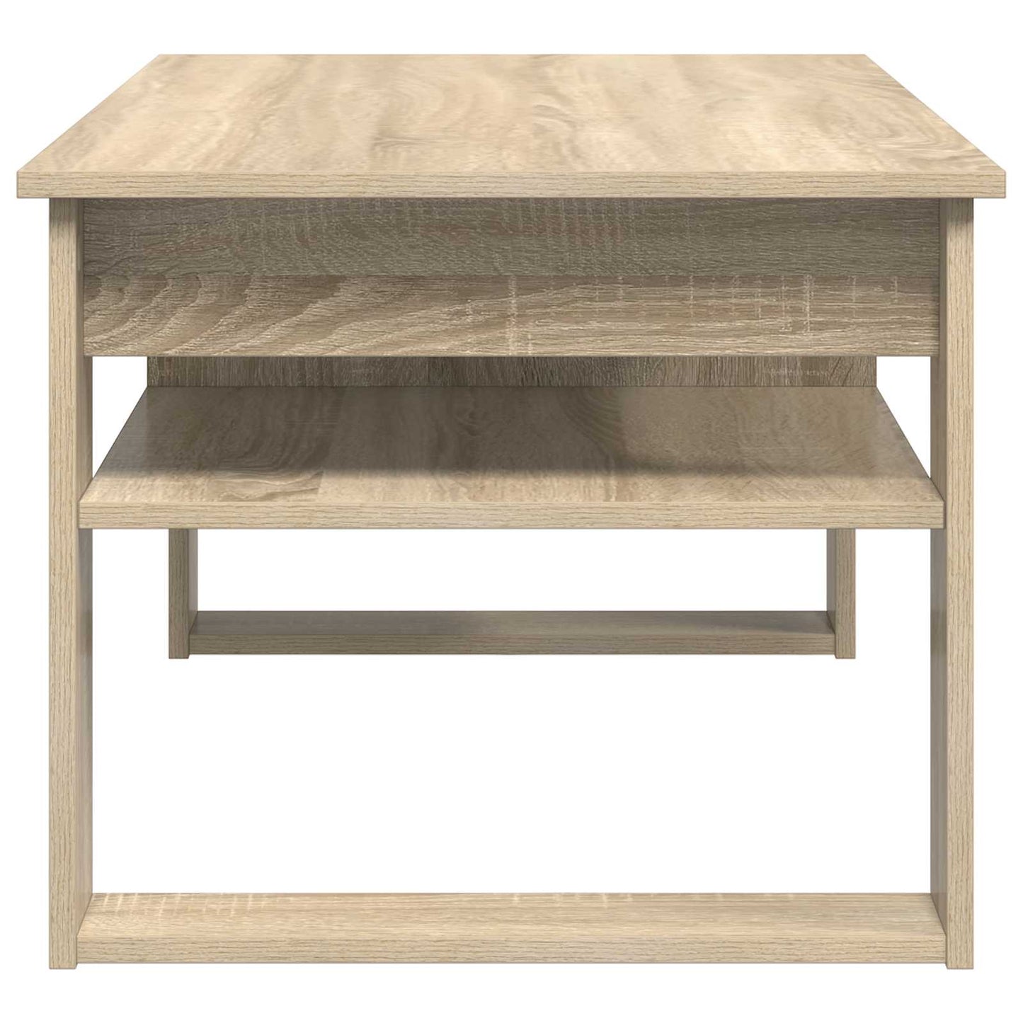Kaffebord med lagring Sonoma eik 96 x 54 x 44 cm Konstruert tre