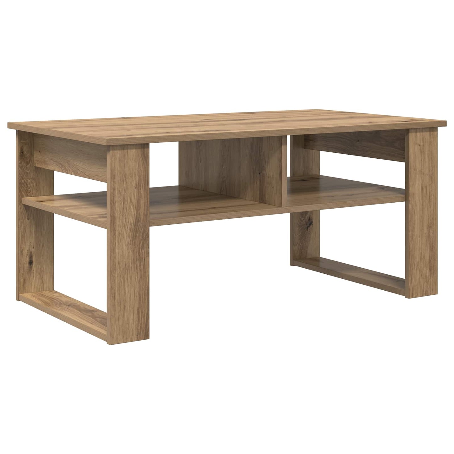 Kaffebord Artisan Eik 96 x 54 x 44 cm Konstruert tre