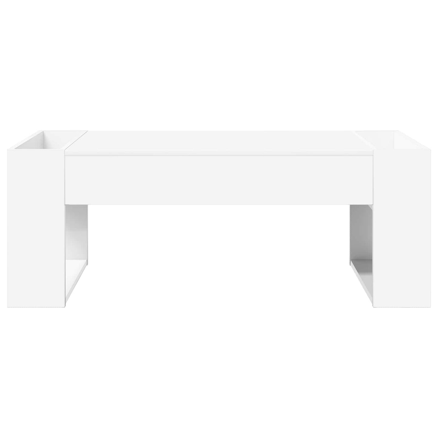 Kaffebord Hvit 110 x 50 x 41 cm Konstruert tre