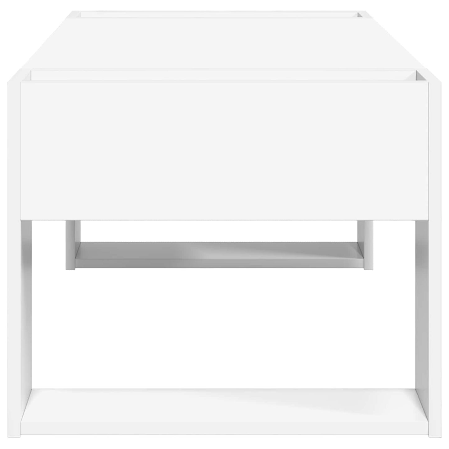 Kaffebord Hvit 110 x 50 x 41 cm Konstruert tre