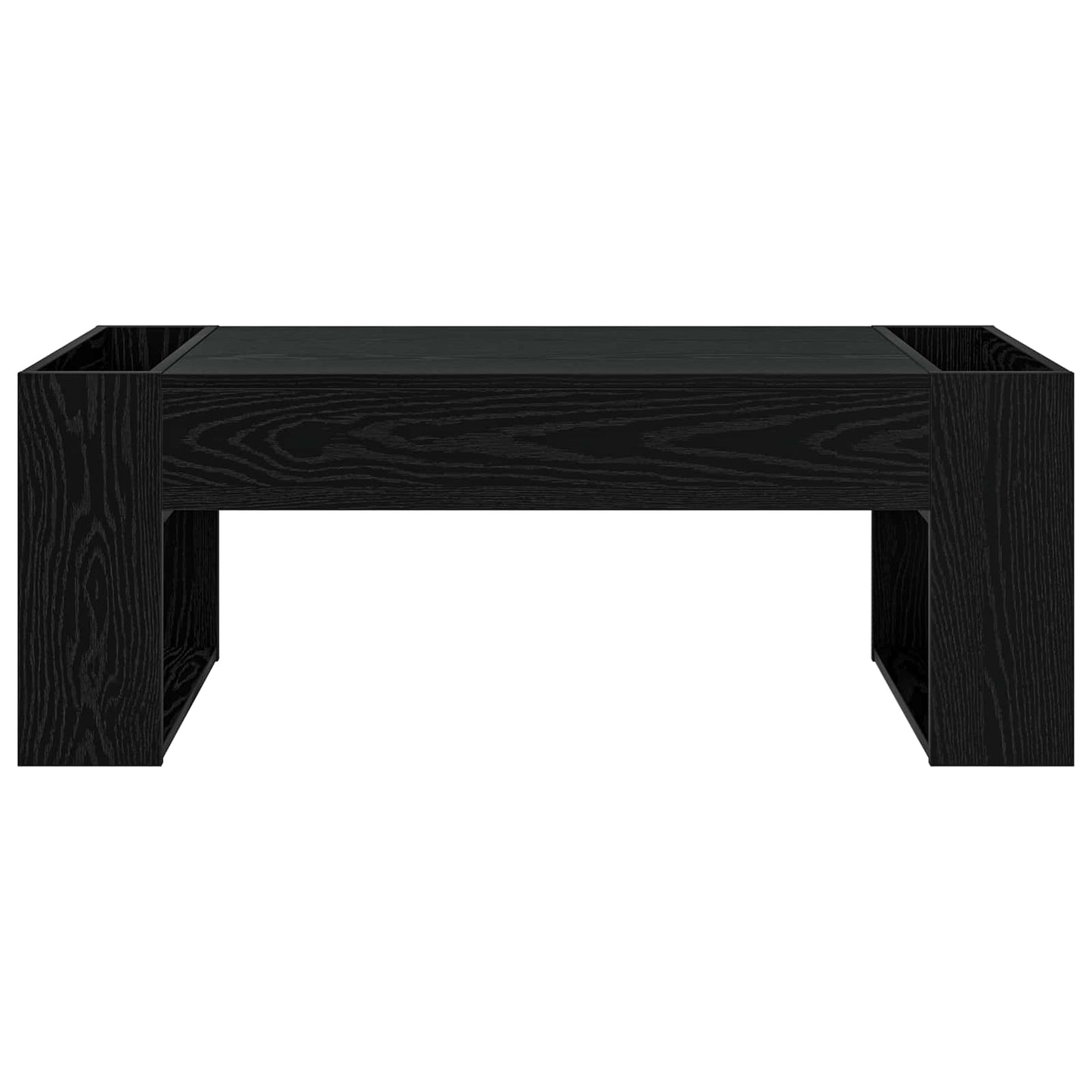 Kaffebord Svart Eik 110 x 50 x 41 cm Konstruert tre