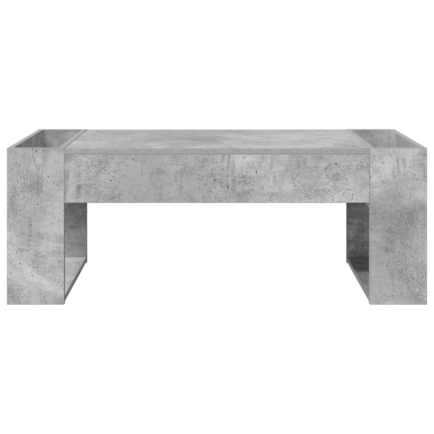 Kaffebord Betonggrå 110 x 50 x 41 cm Konstruert tre