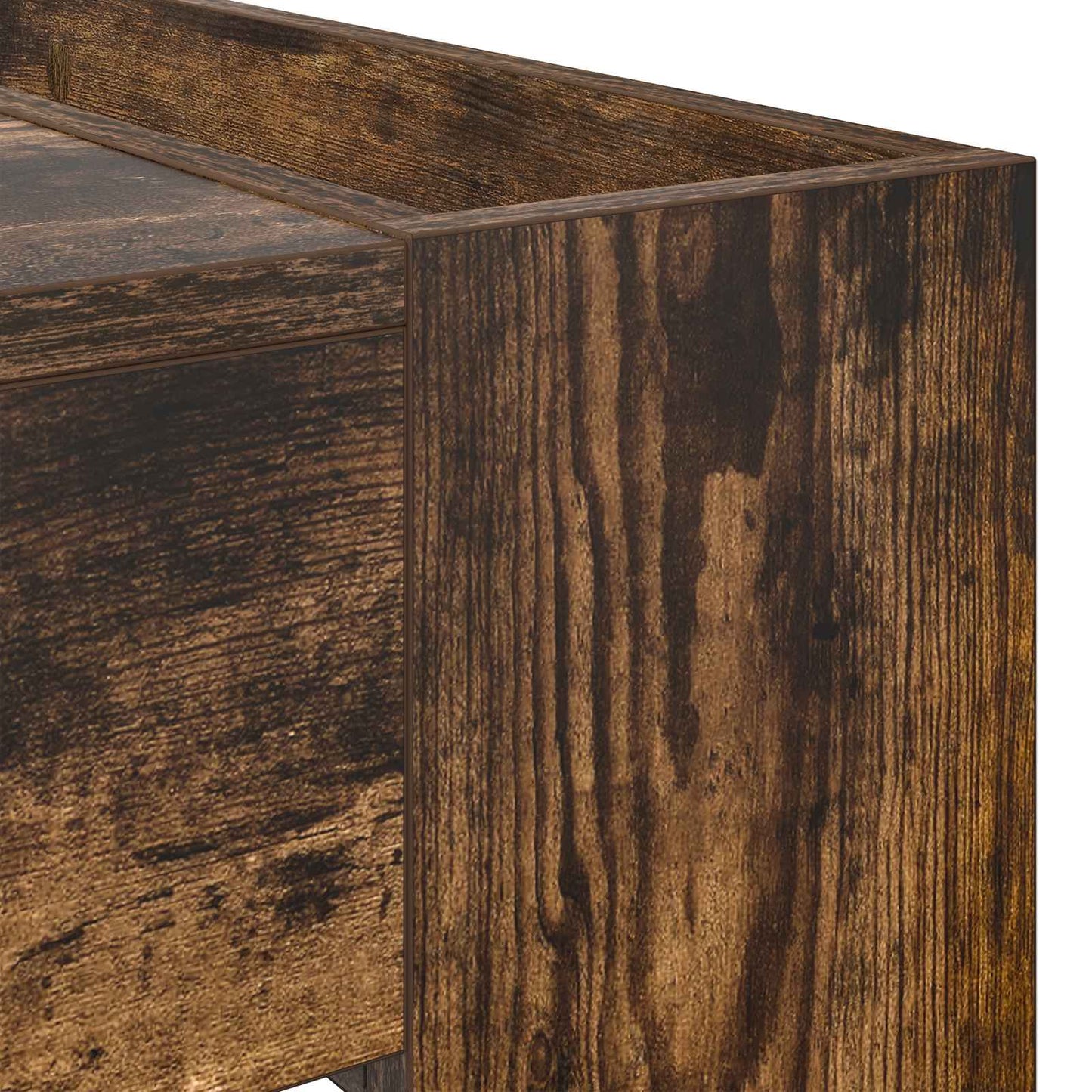 Kaffebord Røkt eik 110 x 50 x 41 cm Konstruert tre