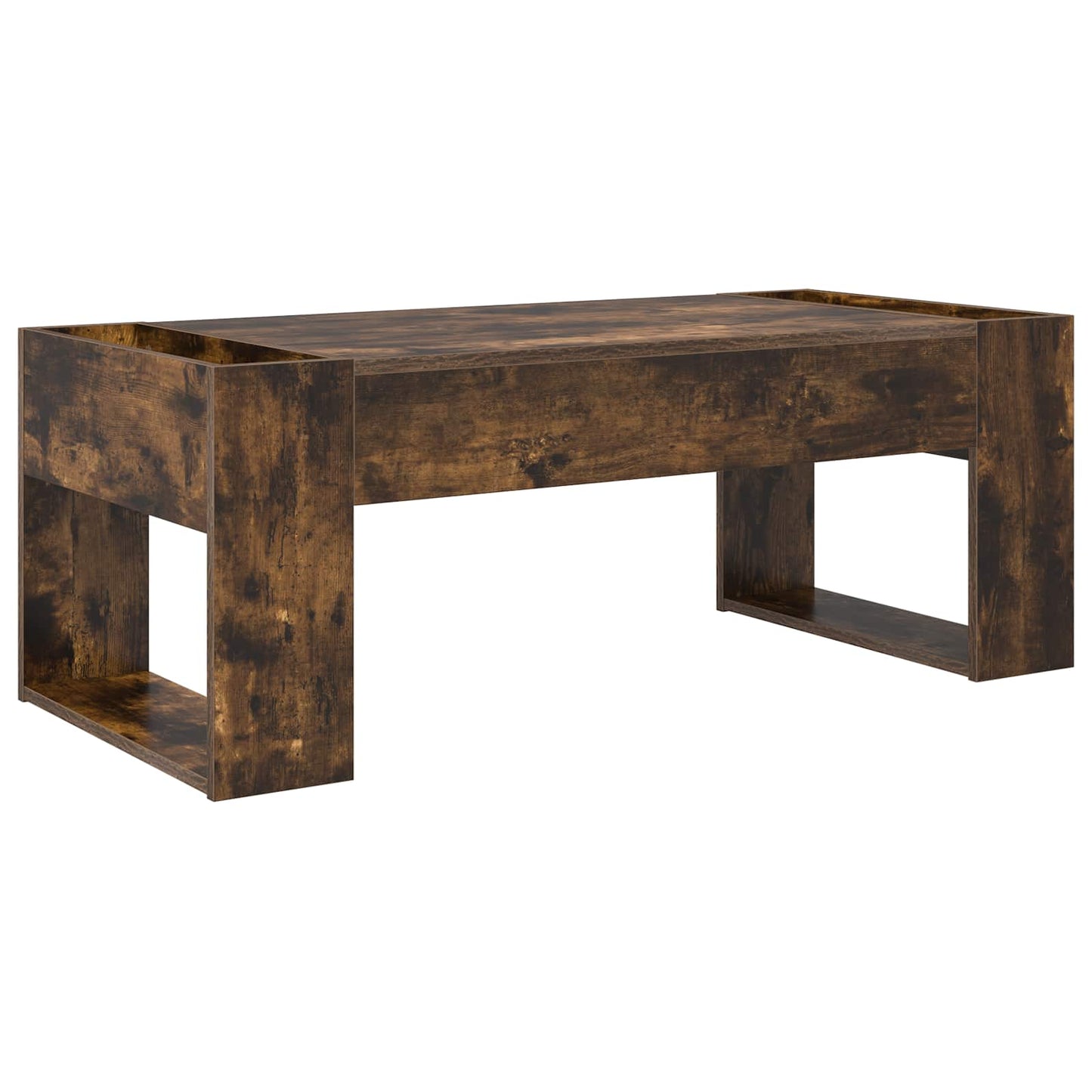 Kaffebord Røkt eik 110 x 50 x 41 cm Konstruert tre