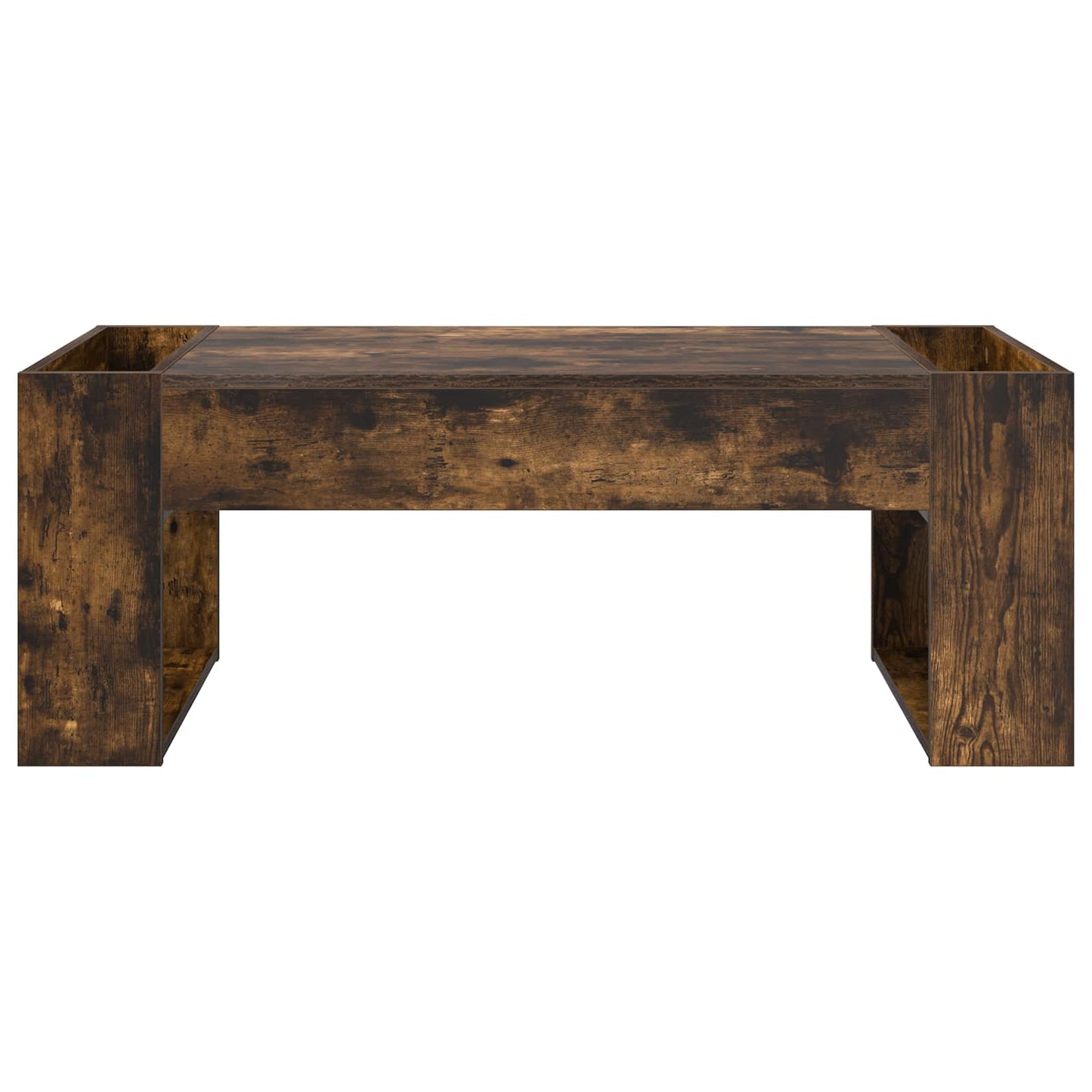Kaffebord Røkt eik 110 x 50 x 41 cm Konstruert tre
