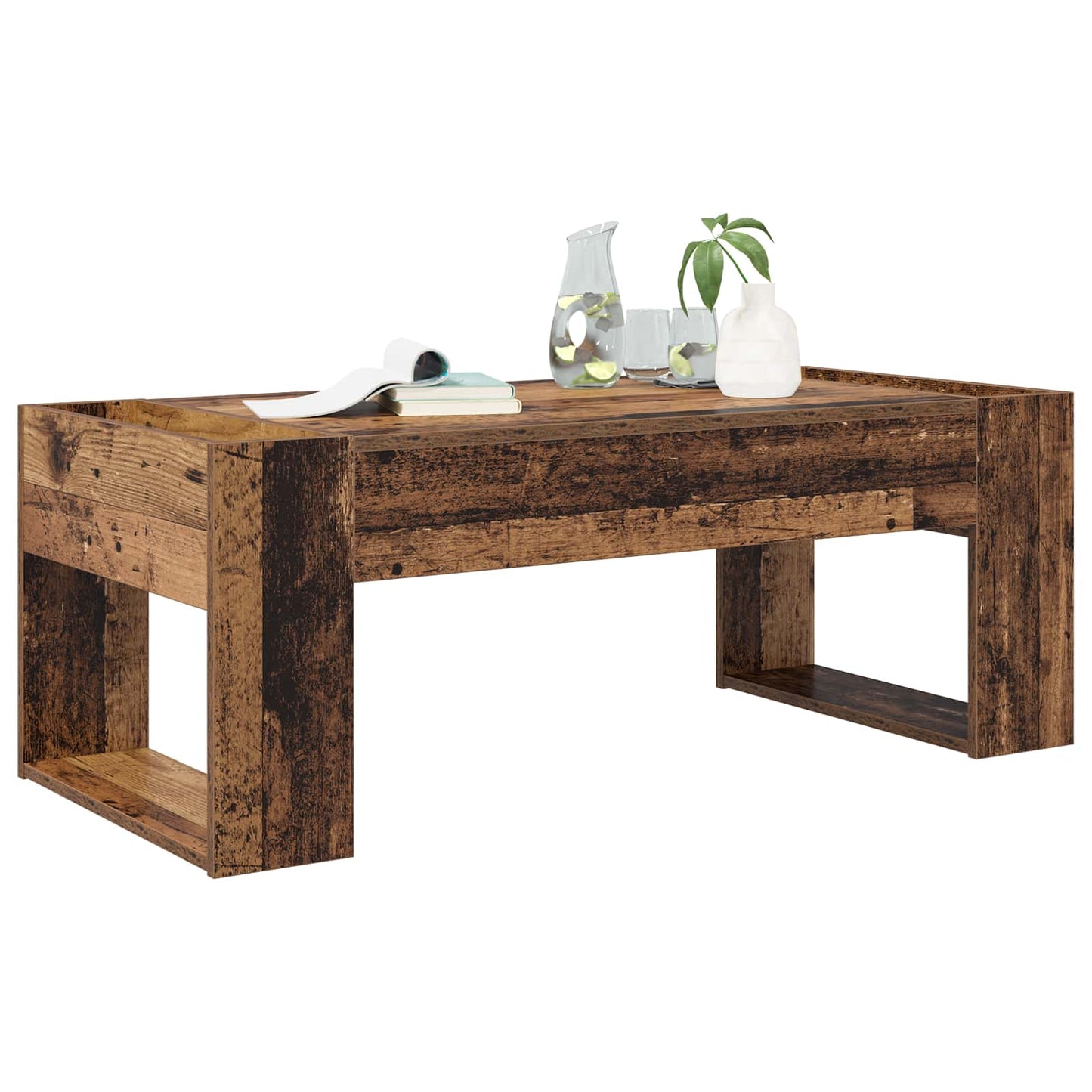Kaffebord Gammelt tre 110 x 50 x 41 cm Konstruert tre